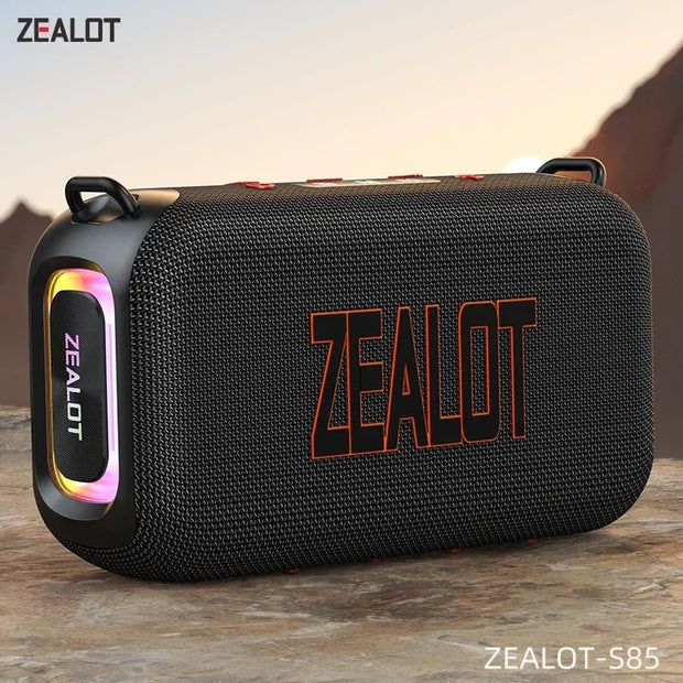 ZEALOT-S85 50W 3D Portable Bluetooth Speaker - Waterproof Outdoor Strap Speaker - CLIP GADGETS